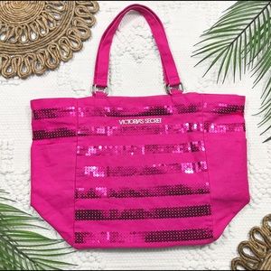 ⭐️ Host Pick ⭐️ Victoria Secret Pink Sequin Tote